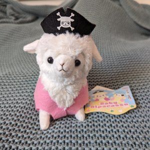 Baby Alpacasso Alpaca Pirate Plush